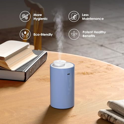 Airversa AN6 Waterless Diffuser for Essential Oil for Home, Room, Blue - color: Light Steel Blue