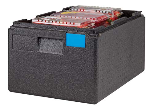 Cambro Standard Insulated Pan Carrier & Hot Box Food Warmer for Catering, Restaurants & Deliveries - Lightweight Thermal Container to Keep Food Hot During Transport - Top Loader 8" Deep