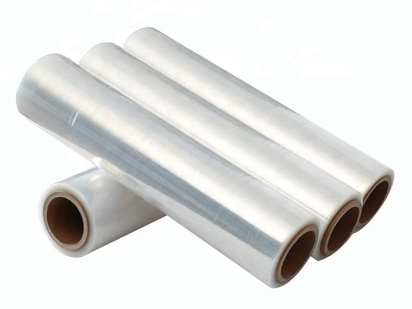 2 Roll 18" x 1500 feet Stretch Film-Wrap 80 Gauge Industrial Strength Stretch 20 Microns Durable for Moving Packing Packaging Heavy Duty Warehouse Shrink Film (Clear) - color: Clear, size: 2 PACK