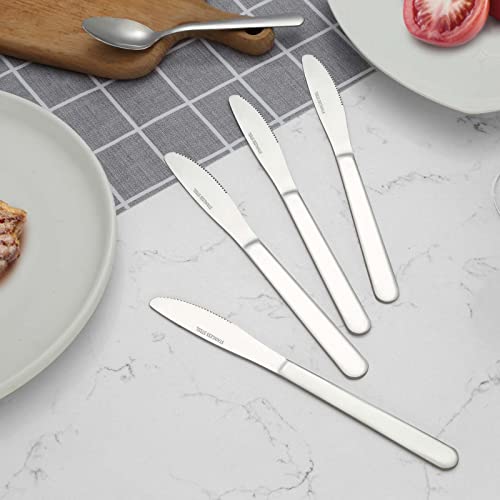 24 Pieces Dinner Knives Set, 8.1" Inches Table Knives Set, Durable Butter Knife, Food Grade Stainless Steel Dinner Knife, Cost-effective Silverware Set - Mirror Polished, Dishwasher Safe - color: 24 PCS Dinner Knives
