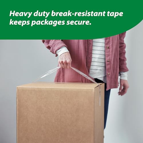 Duck HD Clear Heavy Duty Packing Tape Refill Rolls, 2 in Wide, 24 Rolls - size: 24 Rolls, style: Refill
