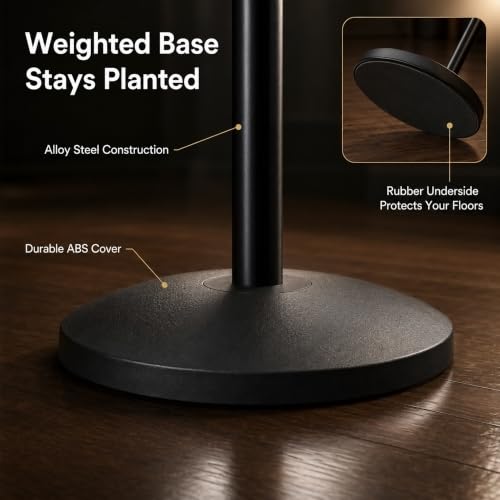 CCW 8.5 X 11" Vertical Pedestal Floor Sign Frame, Black Powder Coated Steel - color: Black Powder Coated Steel, size: 8.5 x 11 Inch Vertical