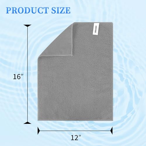FIXSMITH Microfiber Cleaning Cloth - Pack of 8, Size: 12 x 16 in, Multi-Functional Cleaning Towels, Highly Absorbent Cleaning Rags, Lint-Free, Streak-Free Cleaning Cloths for Car Kitchen Home - color: 3 Colors Assorted, size: 8pk