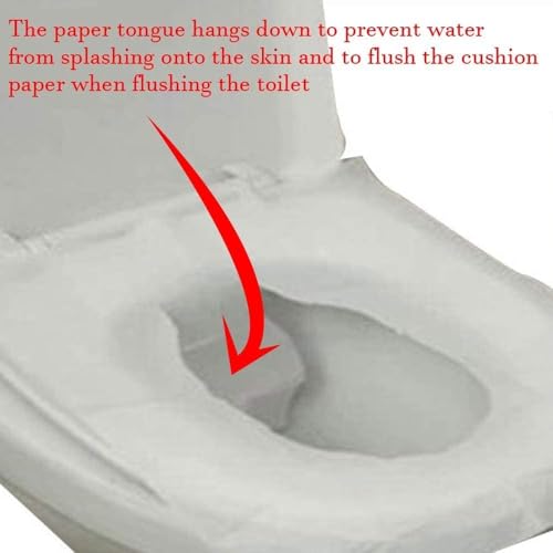 Disposable Toilet Seat Cover 120 Pcs,Extra Large,Flushable,Travel and Pocket Size - size: 120 Sheets (12 Packs x 10 Sheets Each)