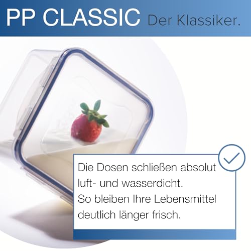 LOCK & LOCK Easy Essentials Food Lids/Pantry Storage/Airtight Containers, BPA Free, Rectangle - 8 Cup - for Cookies, Clear(Pack of 2) - size: 8 Cup (Pack of 2), style: 8 Cup