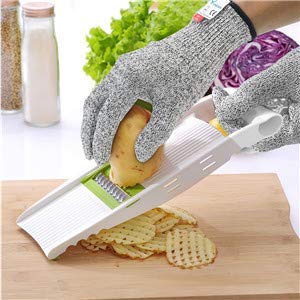 Cut Resistant Gloves Food Grade Level 5 Hand Protection,Kitchen Cut Gloves (Large(palm Diameter 3.75-4.15inch)) - size: Large (1 Pair, Palm Diameter 3.75-4.15 inch)
