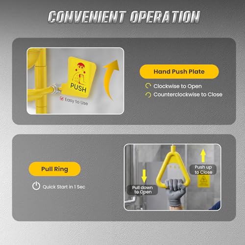 Huanyu Emergency Shower and Eye Wash Station OSHA Approved Eyewash Station - style: With Dust Cover