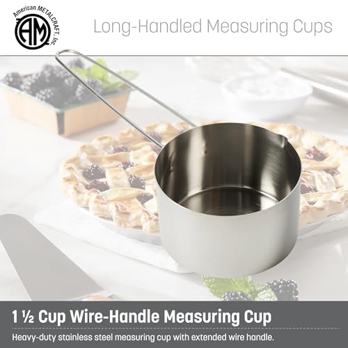 American METALCRAFT, Inc. American Metalcraft MCL150 Stainless Steel Measuring Cup, 1 1/2-Cup - size: 1 1/2 Cup