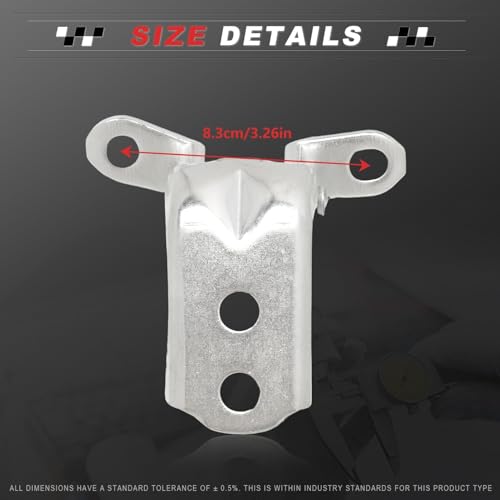 4-Pack Car Door Hinge Kit (Front Upper & Lower)