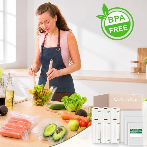 O2frepak 2Pack Vacuum Sealer Bags Rolls 11"x50' for Food Storage - size: 11" x 50' (2 Pack)