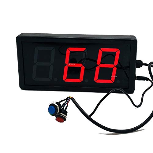 LED Lap Counter Up/Down Digital Counter with Buttons and Remote 3inch High