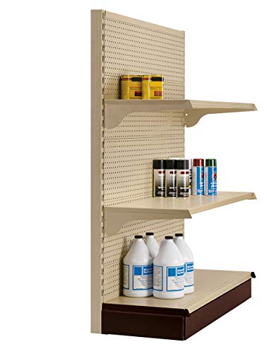 SSWBasics Economy Metal Aisle End Cap Gondola Unit (Easy Assembly)