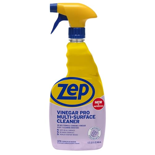 Zep All-Purpose Cleaner with Vinegar Added - 32 Ounces (Case of 4) R48432 - Industrial Grade Cleaner… - size: 32 Fl Oz (Pack of 4)