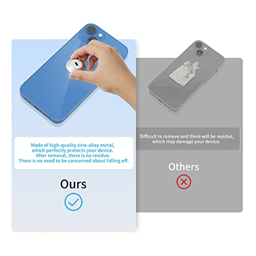 5 Pack Anchor Plate Adhesive Security Plate with Slot for Computer Lock