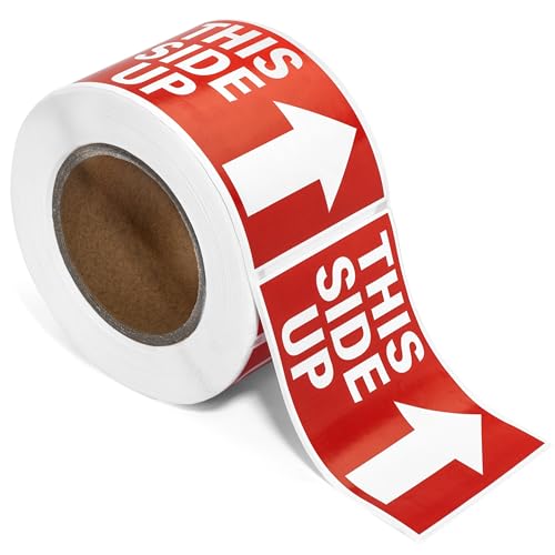 This Side Up 500 Labels per Roll 3"x5" by Sutter Signs - style: This Side Up 500 per Roll (Pack of 1)