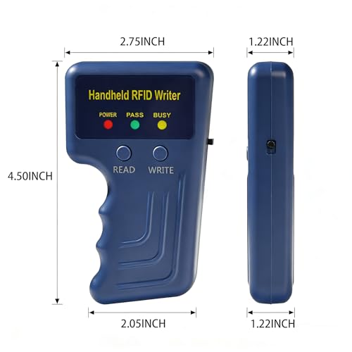 Handheld 125KHz RFID Copier Duplicator, Works with HID AWID Series Proximity Access Cards