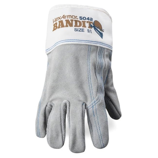HexArmor Cut And Puncture Resistant Leather Work Gloves | Heavy Duty 5042 | Large - color: 5042 | Bandit Cowhide Leather A5, size: Large