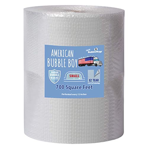 Small Bubble Wrap, American Bubble Boy (24" Wide, 700 Square Feet) - size: 24" Wide