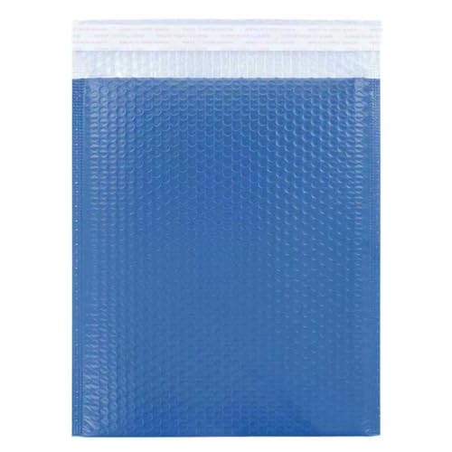 Navy Blue Bubble Mailers 8.5 x 11 + 1.57 Inch, 40 Per Box - size: 8.5"x11"+1.57"