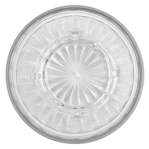 G.E.T. 8810-1-CL-EC Spektrum BPA-Free Multi-Faceted Plastic Tumblers, 10 Ounce, Clear (Set of 4) - size: 10 Ounces, style: Set of 4