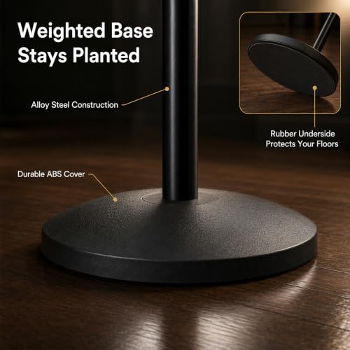 CCW 7 X 11" Vertical Pedestal Floor Sign Frame, Black Powder Coated Steel - color: Black Powder Coated Steel, size: 7 x 11 Inch Vertical