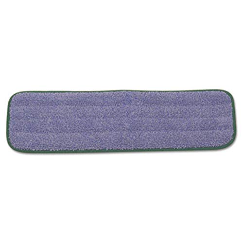 Rubbermaid Commercial Products HYGEN Microfiber Wet Mop Head Pad Green 18in - style: Replacement