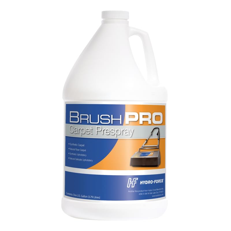 Hydro-Force Brush Pro Carpet Prespray, Encapsulation Carpet Cleaner, 1 Gallon