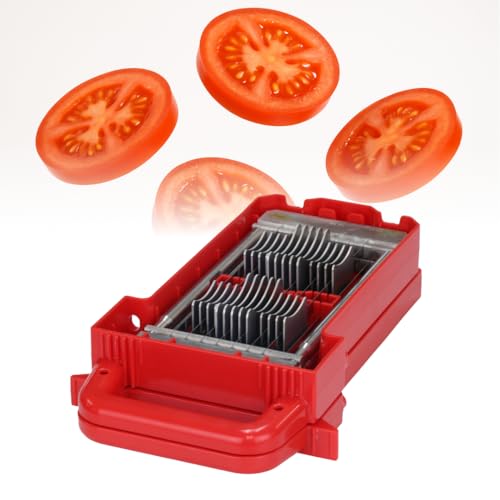Prince Castle Saber King Red Tomato Blade & Pusher Set - 3/16" Slices, for 4 Tomatoes - Vegetable Chopper and Kitchen Chopper Replacement Blade, Tomato Slicer Commercial Tool - style: Set