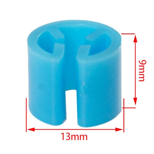 100pcs 3.5mm Plastic Clothes Hangers - Blank Marker for Retail, Laundry & Closet Organization (Bulk Set, Color Coding), Blue - color: Blue