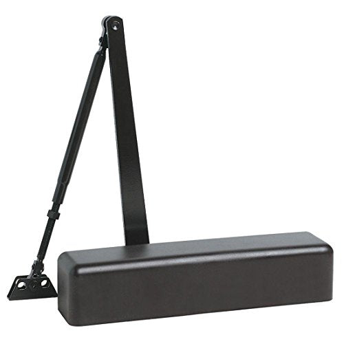 Dynasty 9000 Series Door Closer, Sprayed Duronotic Bronze, Spring 1-6, ADA - color: Dark Bronze