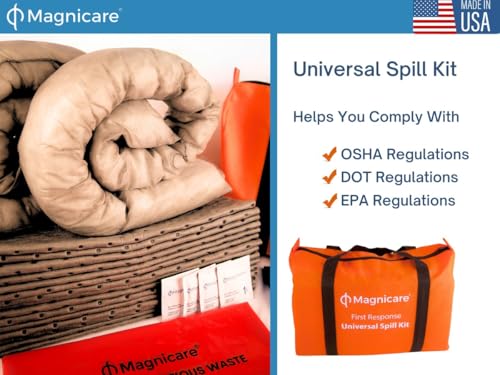 Spill Kit OSHA Approved | Biohazard Clean up Kit - 2 Pack
