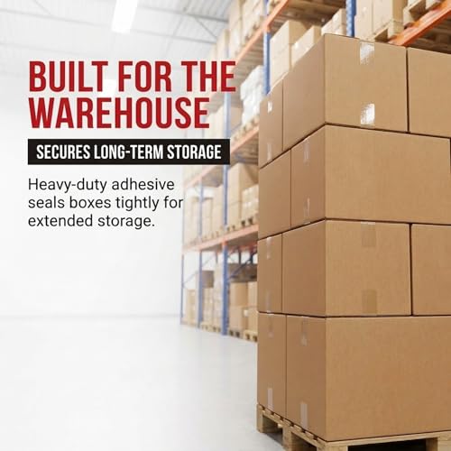 Tape Logic Packing Tape (2-Rolls), 2" x 55 yd - Heavy Duty Packaging Tape Refill for Shipping, Moving, Order Fulfillment, Hot Melt 2.2 Mil - size: 2-Rolls