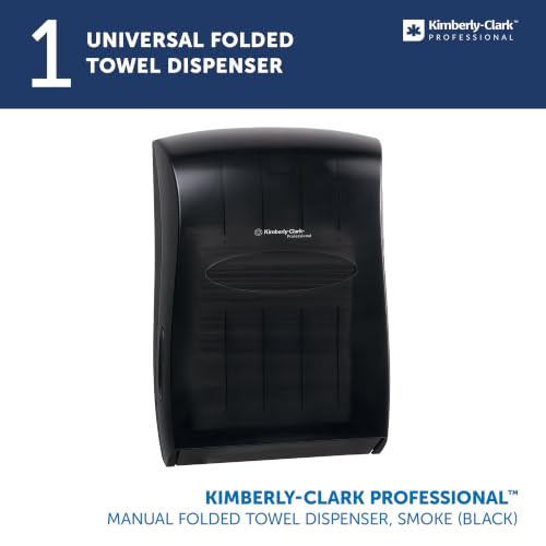Kimberly-Clark Professional Folded Paper Towel Dispenser, Black (09905)