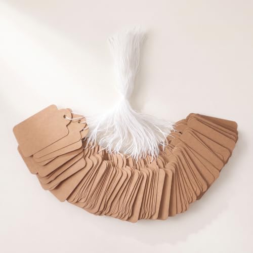 300pcs Pricing Tags with Strings,Hang Tags with String Attached
