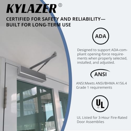 Grade 1 Commercial Hydraulic Door Closer