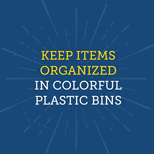 Really Good Stuff Non-Tip Book & Binder Holders with Stabilizer Wings