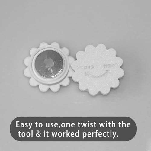 PIAOLGYI Removal & Assembly Tool for Airtag,Airtag Opener Battery Removal Tool Accessories Compatible with Airtag (White) - color: White