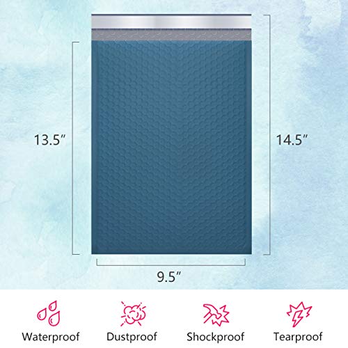 UCGOU Bubble Mailers 9.5x14.5" 25 Pack Usable Size 9.5x13.5" Navy Blue - color: Navy Blue, size: 9.5x14.5" 25PC