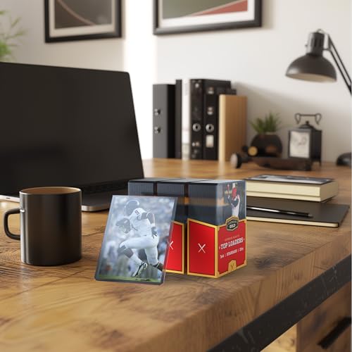 Cardboard Gold 35pt Top Loaders for Cards - 250 Count 3x4 Hard Sleeves - size: 250 Toploaders