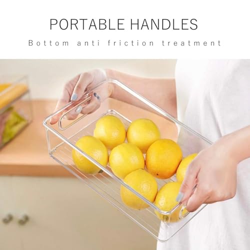 6 Pack Refrigerator Organizer Bins - size: 6 Pack