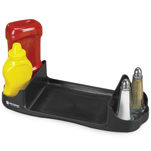 San Jamar Napkin Dispenser Caddy, Black, Plastic, H400CTBK - size: 1 Count (Pack of 1)