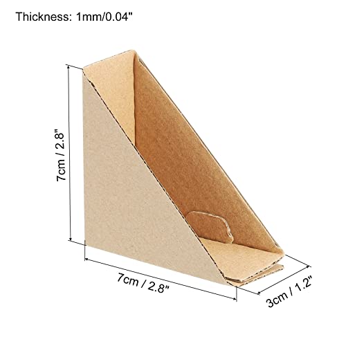 MECCANIXITY Adjustable Cardboard Corner Protector, Cardboard Edges Protector 7x7x3cm for Art, Packing, Shipping Supplies Pack of 40 - size: 7x7x3cm