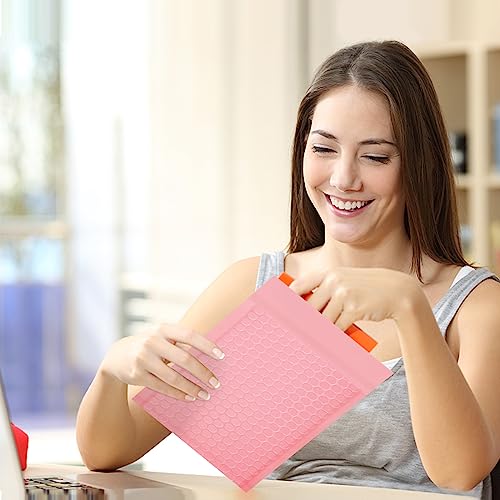 packbabol Bubble Mailers, 6x9 Inch Padded Bubble Mailers Pack of 50 Bubble Envelopes Opaque Self Seal Adhesive Waterproof Bags for Shipping and Packaging (Pink, 6x9-50) - color: pink, size: 6x9-50Pc