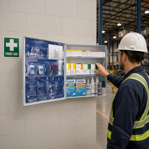 First Aid Only 150-Person OSHA First Aid Cabinet with Medications