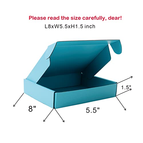 Small Green Shipping Packaging Boxs KAXILU 20pcs Shipping Boxs L8xW5.5xH1.5 inch Suitable E-Commerce Packaging - color: Green--20pcs, size: Small-L8xW5.5xH1.5 inch
