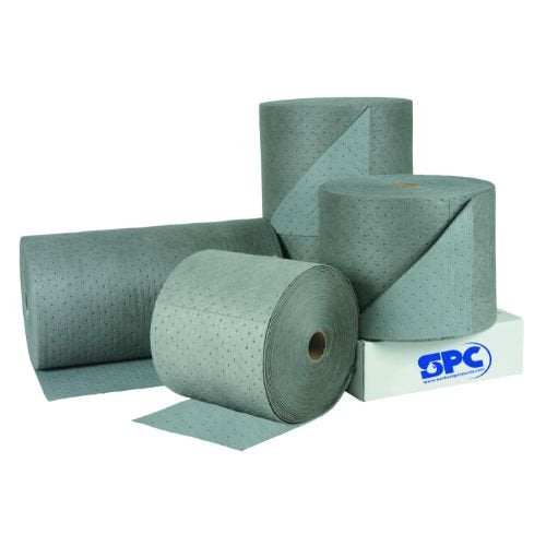 Brady SPC HT550 15" x 50' Heavy Weight Multi-Purpose Absorbent Roll with Super Durable Cover for High Traffic Areas