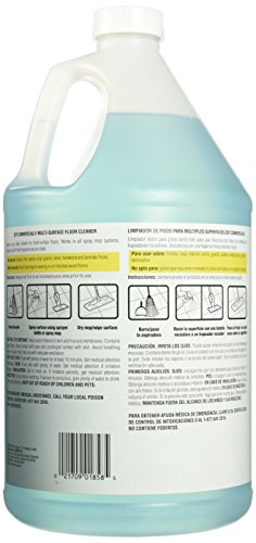 Zep ZUMSF128 Multi Floor Cleaner, 128 oz, Blue, 128 Count (Pack of 2) - size: 128 Fl Oz (Pack of 2)