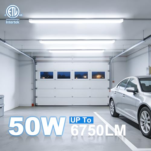 SHOPLED LED Shop Light 5FT, 50W 6750LM 6000K Cool White, V-Shape - size: 5FT-4 Count