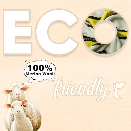 DANA XU 100% Merino Wool Extra Large Pashmina Shawl for Women - color: Brown Yellow Saddle