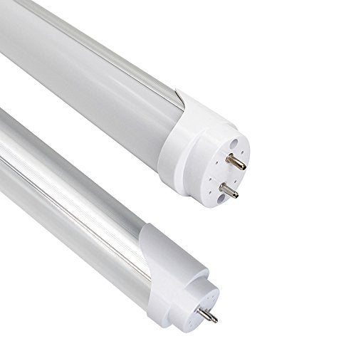 LightingWill LED T8 Light Tube 4FT, Warm White 3000K-3500K, Dual-End Powered Ballast Bypass, 2000Lumen 18W (40W Equivalent Fluorescent Replacement), Frosted Cover, AC85-265V Lighting Fixture, 4 Pack - color: Warm White, size: 4FT-4 Pack